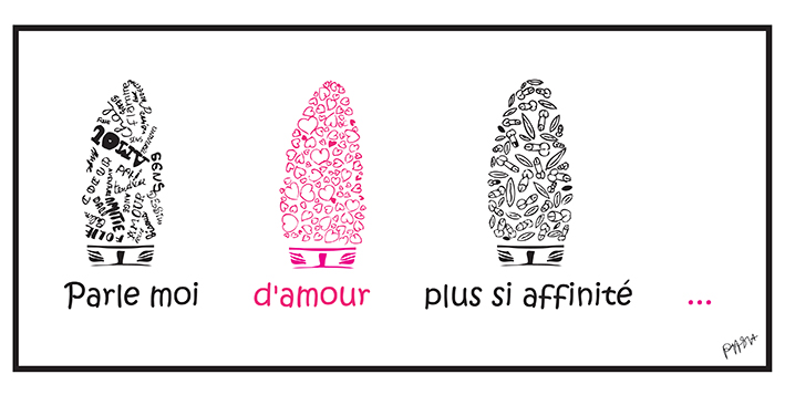 Tabou tableau sticker visuel