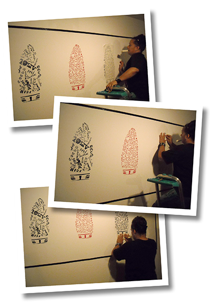 Tabou tableau sticker